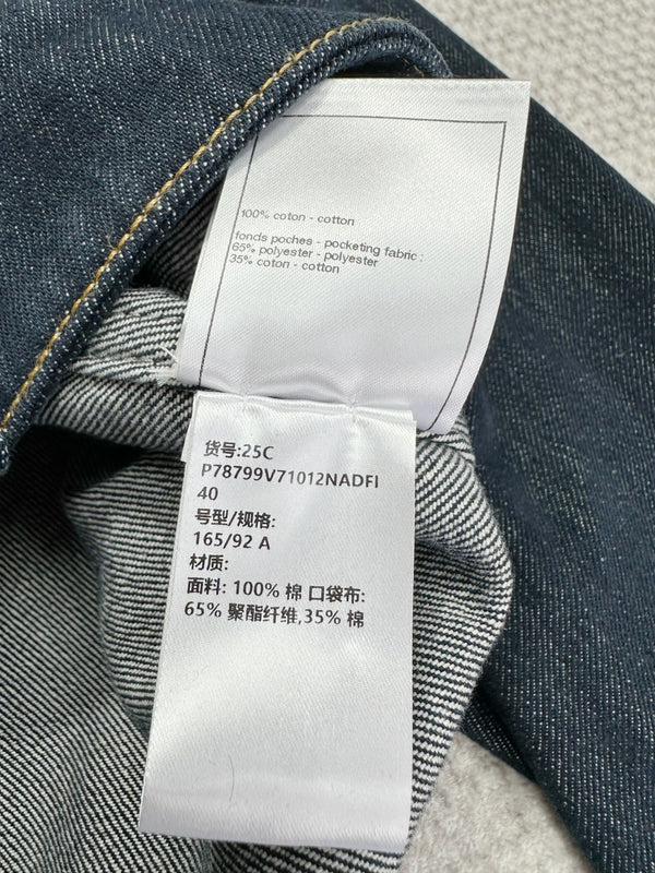 CC 25 Jacket Blue Denim Cotton