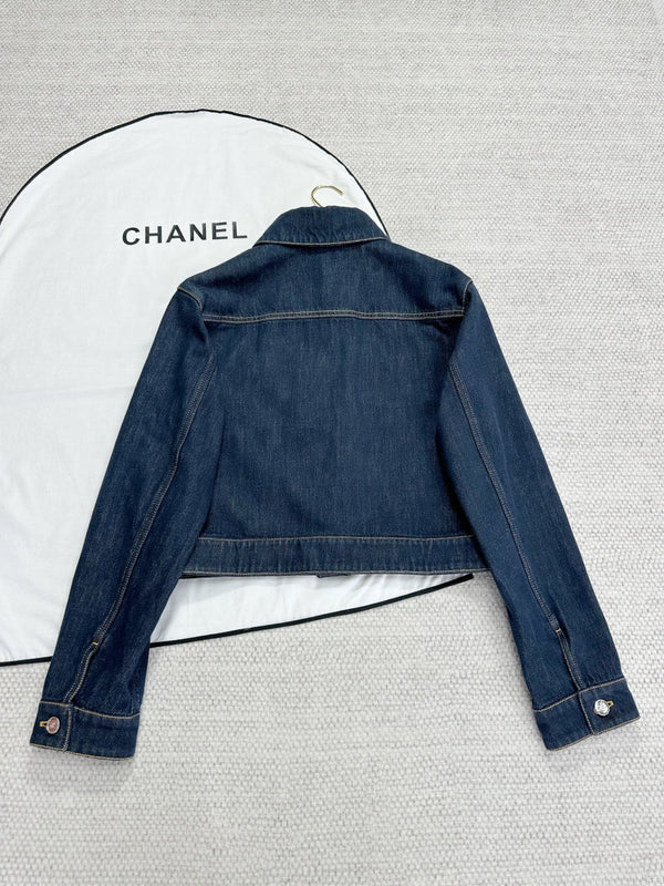 CC 25 Jacket Blue Denim Cotton