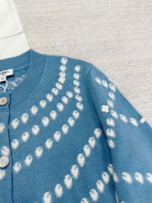 CC 25 Pearls Cardigan Pink CC 25 Pearls Cardigan Blue Cashmere(Copy)