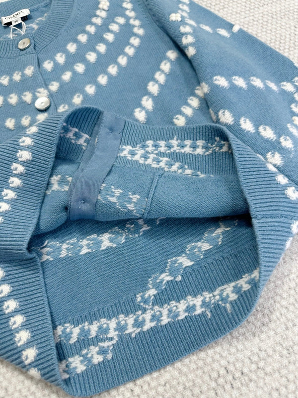 CC 25 Pearls Cardigan Pink CC 25 Pearls Cardigan Blue Cashmere(Copy)