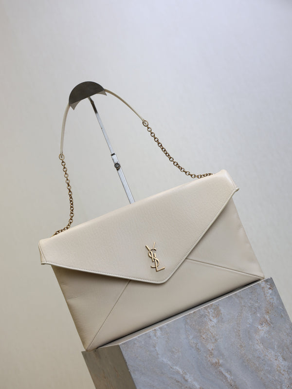 Prada Cassandre XXL Bag 35cm White Lambskin Light GHW