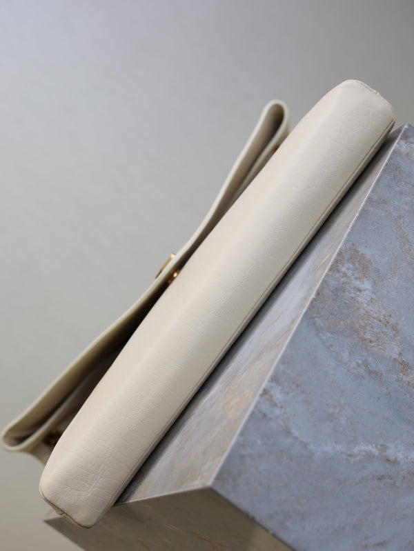 Prada Cassandre XXL Bag 35cm White Lambskin Light GHW