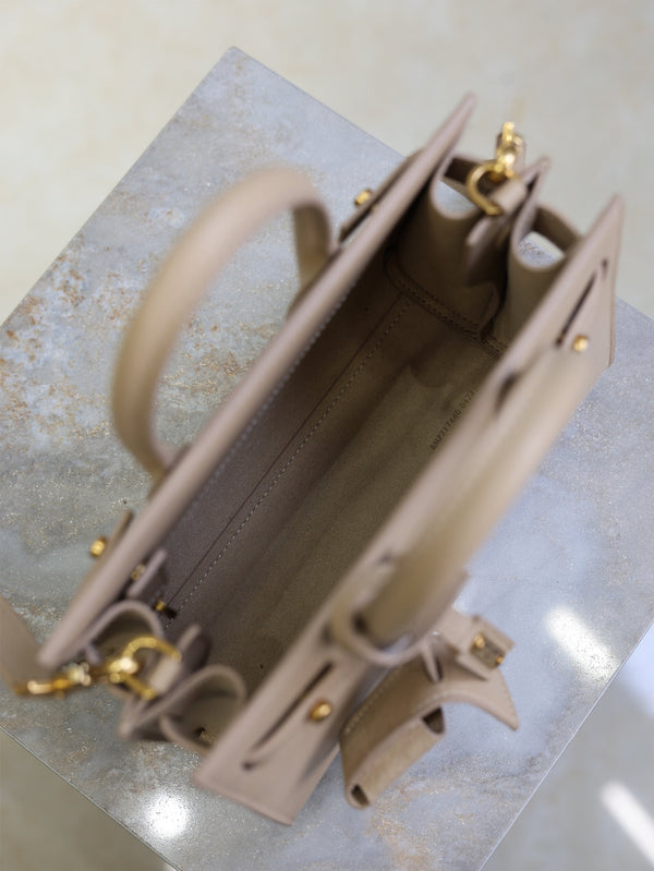 Prada Sac De Jour Nano 22cm Beige Grain Cowhide GHW