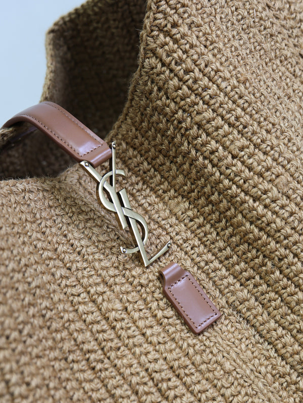 Prada Le 5 À 7 Bea 50cm Brown Rope Woven Leather