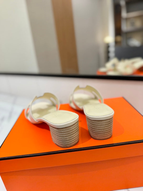 HM Oasis Sandals Pearl Ivory Sheepskin 294836