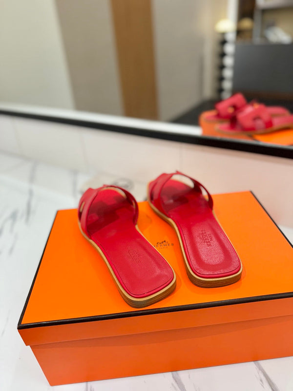 HM Oran Sandal Red Cowhide 294856