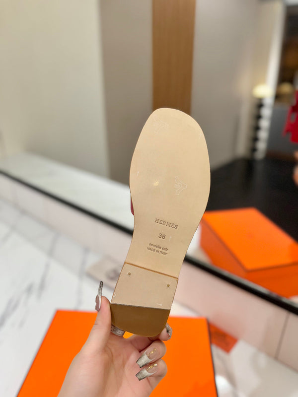 HM Oran Sandal Red Cowhide 294856