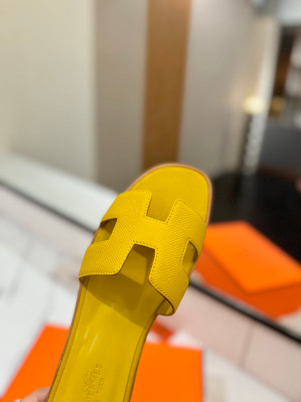 Sandalo HM Oran in pelle di capra gialla 294869