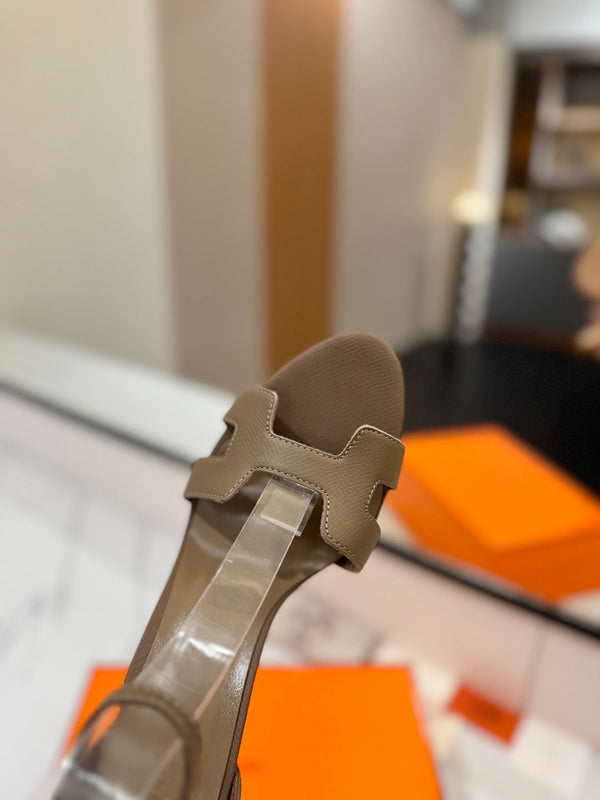 HM Joy Heeled Sandals Etoupe Cowhide 294903