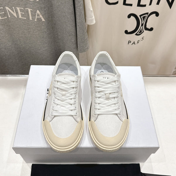 CELINE 25C Sneaker White Canvas 236758