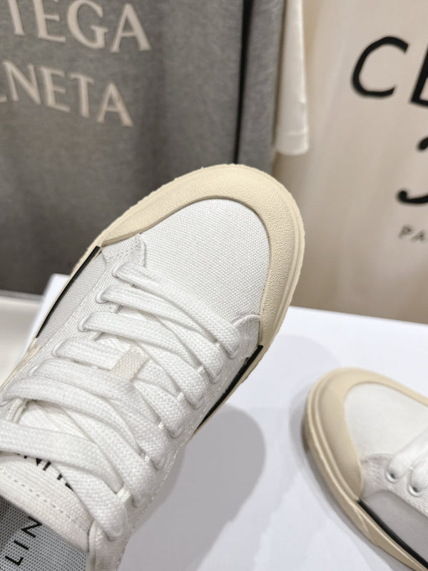CELINE 25C Sneaker White Canvas 236758