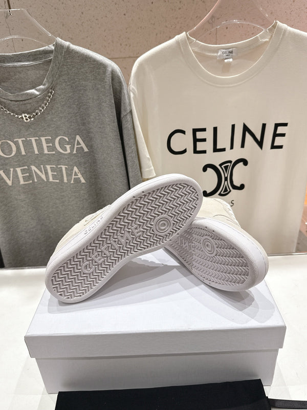 CELINE 25C SNEAKERS BEIGE SUEDE 236765