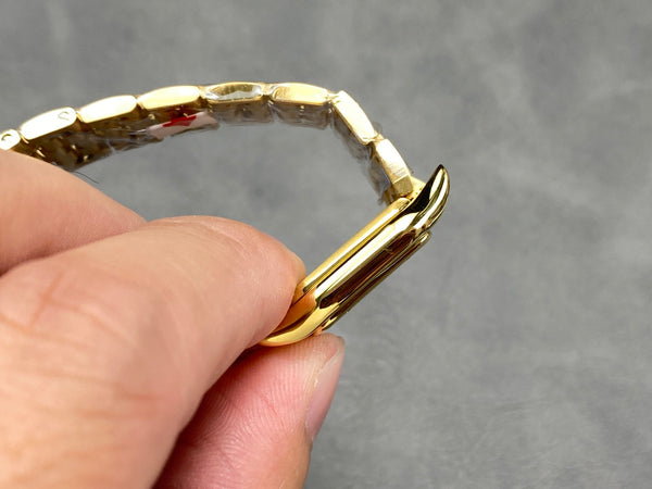 PANTHERE 22MM GOLD CASE WHITE DIAL