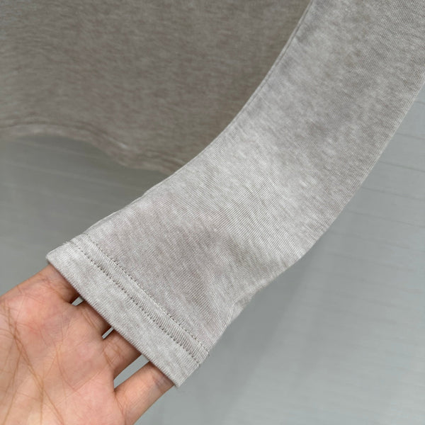 Loewe Long-sleeve T-shirt Gray Lyocell