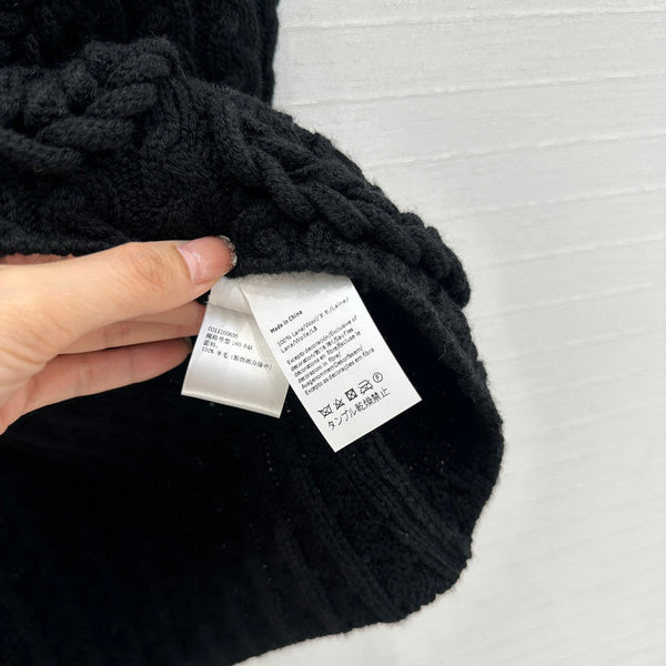 Gilet in maglia Loewe in lana nera