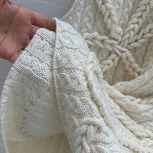 Loewe Knitted Vest Ivory Wool