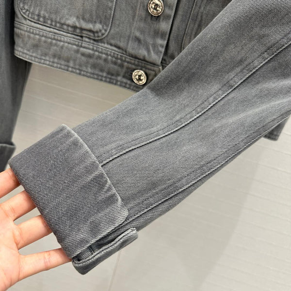 CC Denim Jacket Gray Cotton