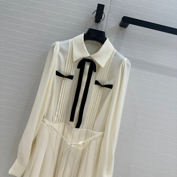 Prada Dress Beige Polyester