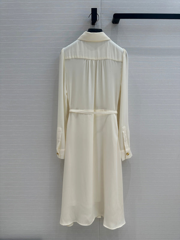 Prada Dress Beige Polyester