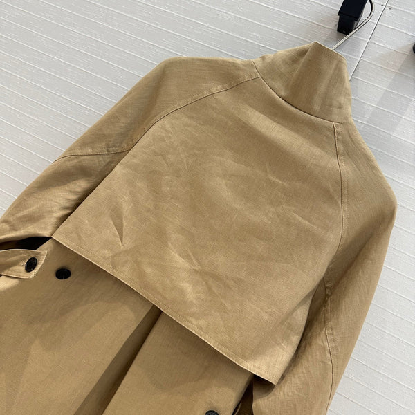 CD 25 Windbreaker Jacket Beige Linen