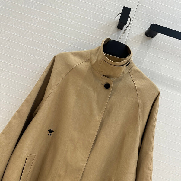 CD 25 Windbreaker Jacket Beige Linen