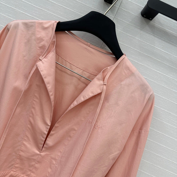 Gucci 25 Camicia Tuta Rosa Cotone