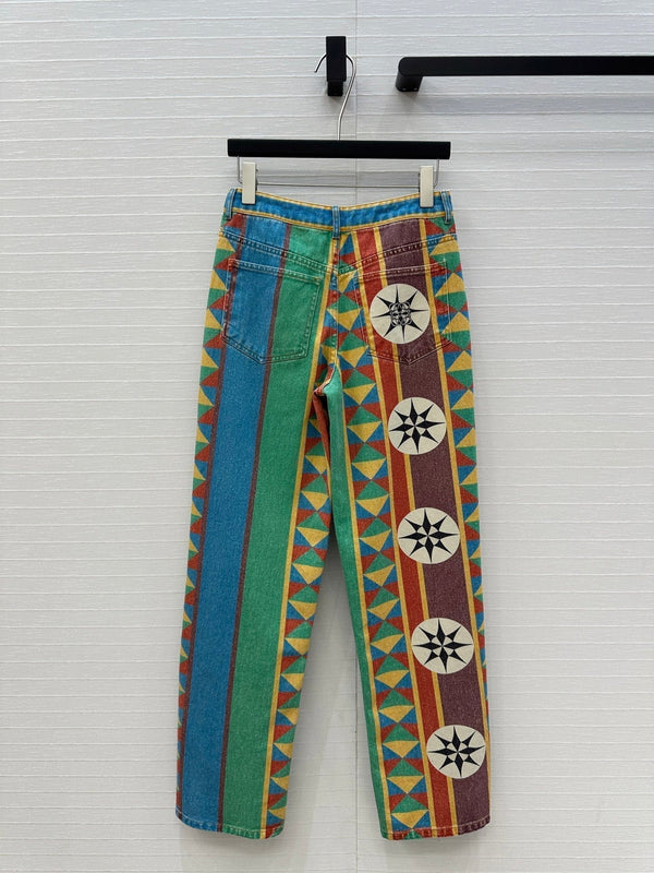 Loewe Pants Multicolor Cotton