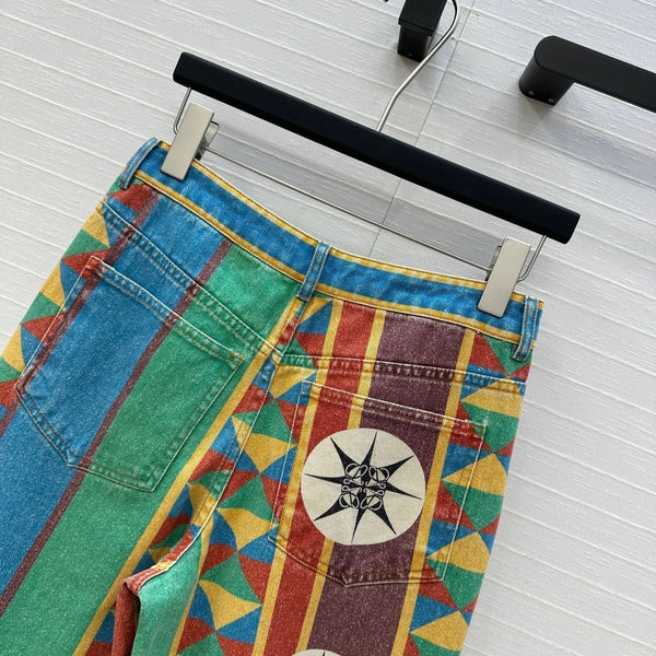 Loewe Pants Multicolor Cotton