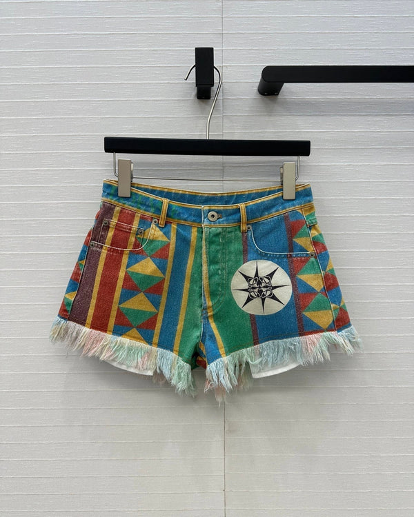 Loewe Short Multicolor Cotton