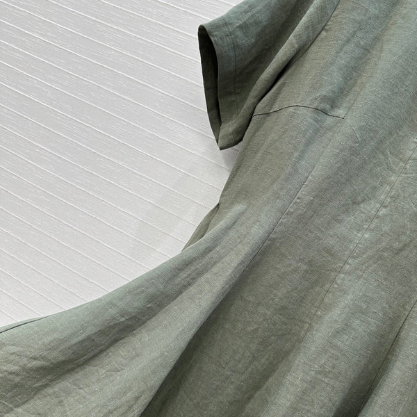 Loewe Dress Rich Emerald Green Linen