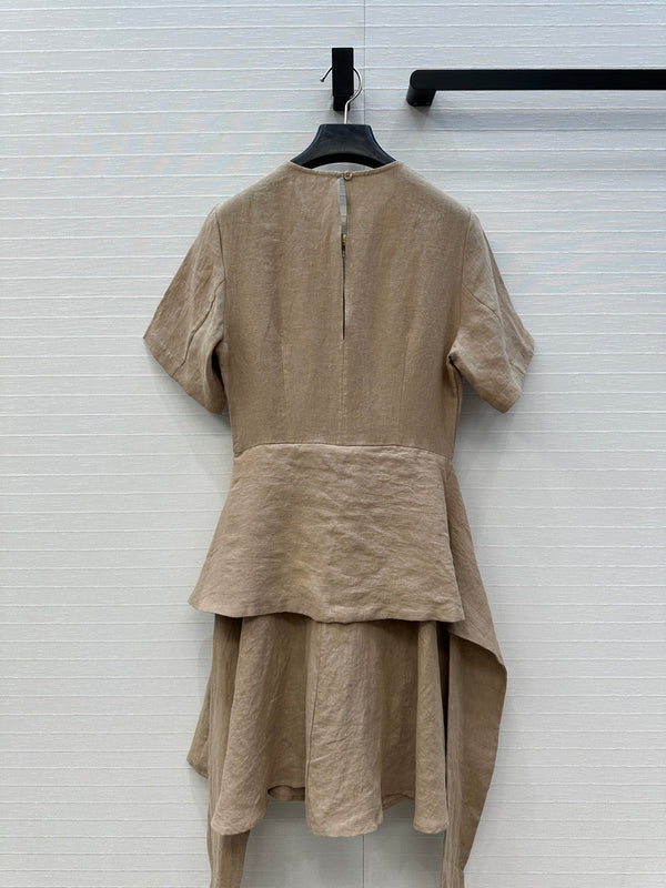 Loewe Dress Soft Beige Linen