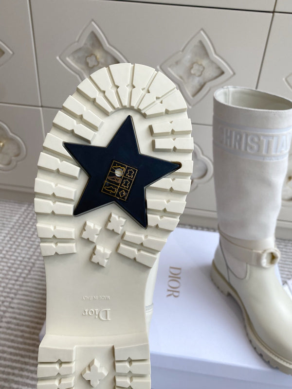 Dior 2025 Boot Off-white Suede Cowhide 501184