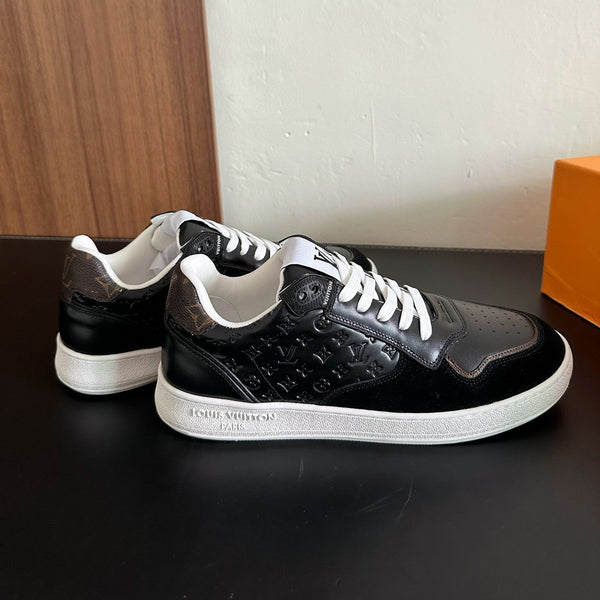LV Stadium Sneaker Black Monogram Cowhide
