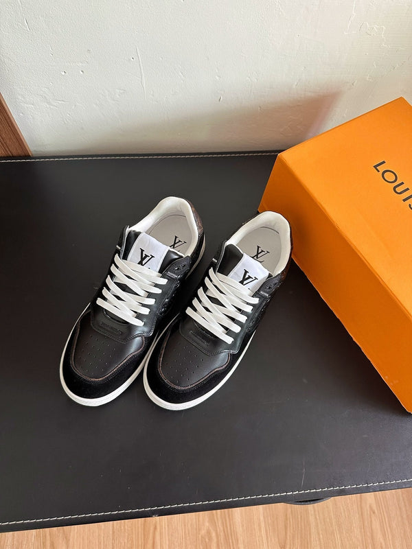 LV Stadium Sneaker Black Monogram Cowhide