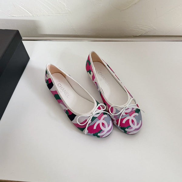 Ballet Flats Pink Cloth