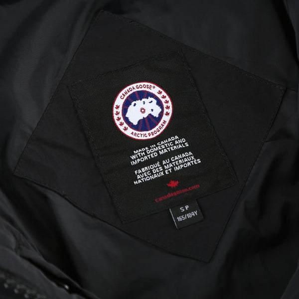 C. Goose Down Jacket With Hood Black Polyester 0001