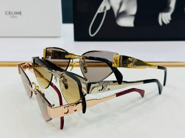 CAT EYE SUNGLASSES CL42122U IN METAL