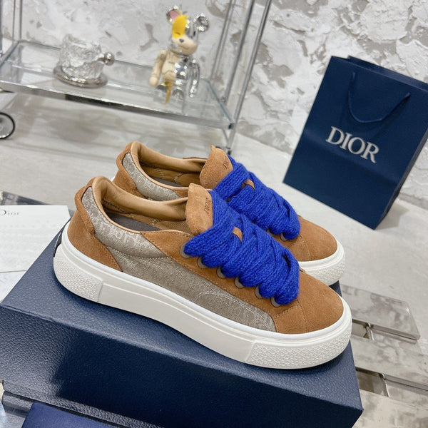 CD B33 Sneaker 30mm In Brown Suede 100656