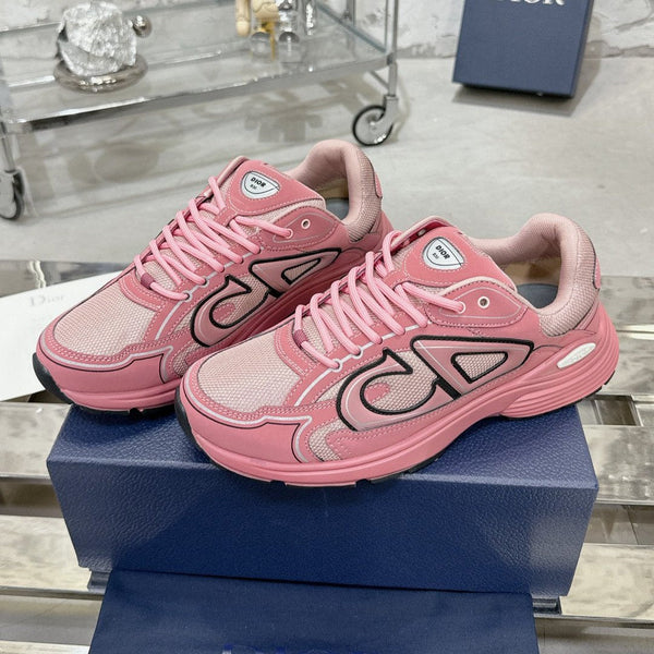 CD B30 Sneaker 35mm In Rose Pink Mesh Fabric 100648