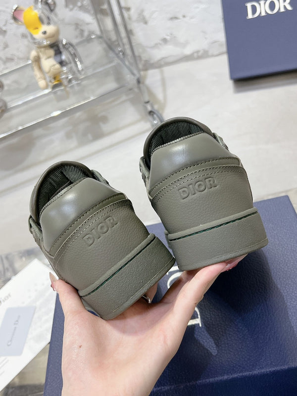 CD B27 Sneaker 30mm In Grey Green Calfskin 100633