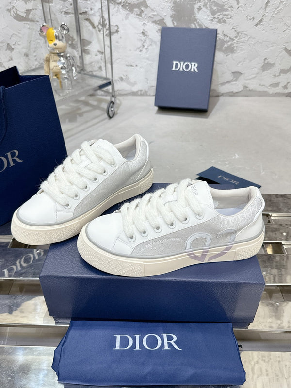 B33 Sneaker 30mm Grey Mix White Monogram Calfskin  103964