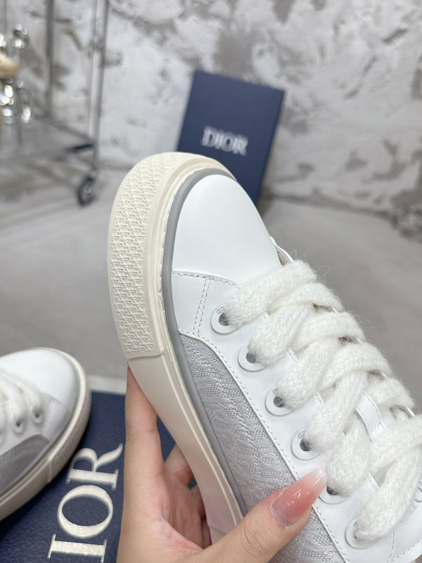 B33 Sneaker 30mm Grey Mix White Monogram Calfskin  103964