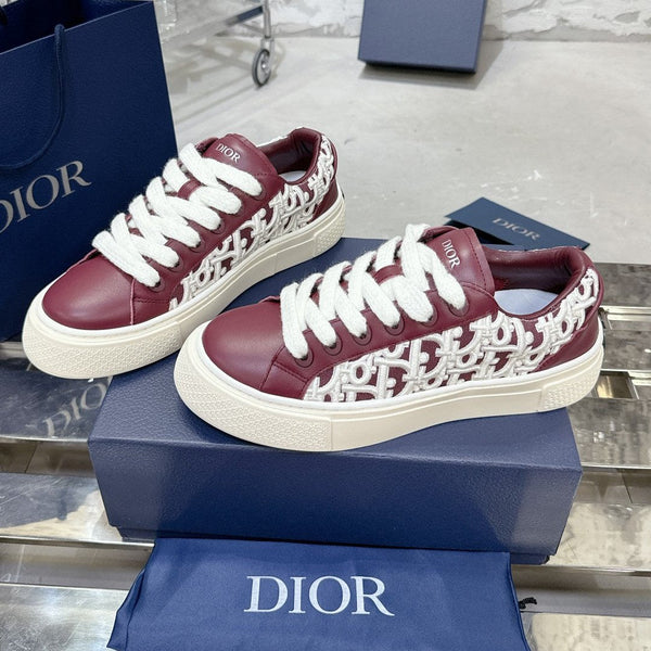 B33 Sneaker 30mm Burgundy Mix White Monogram Calfskin 103971