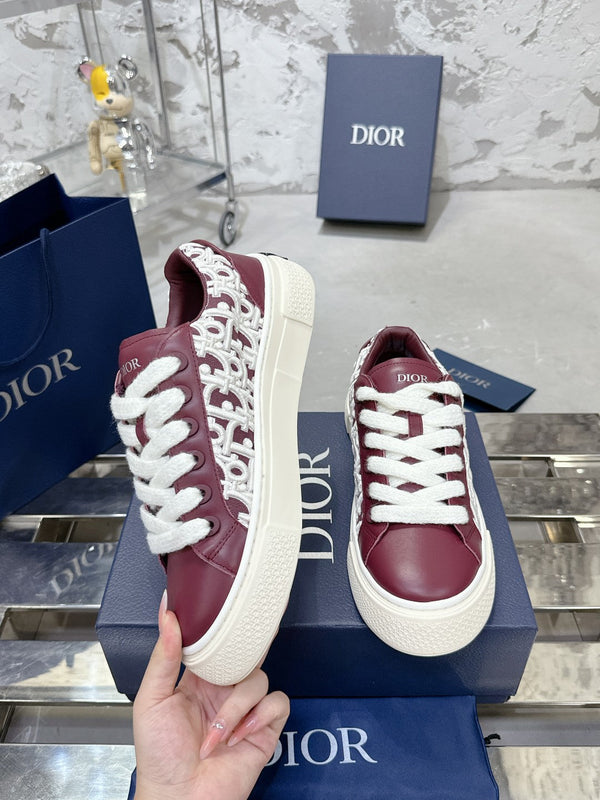 B33 Sneaker 30mm Burgundy Mix White Monogram Calfskin 103971