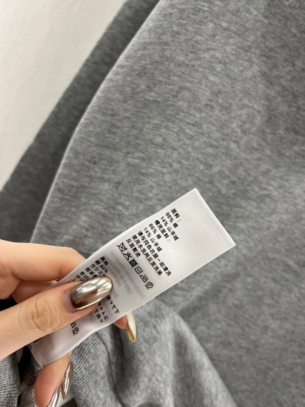 Celine 25 Hoodie Grey Cotton 299772