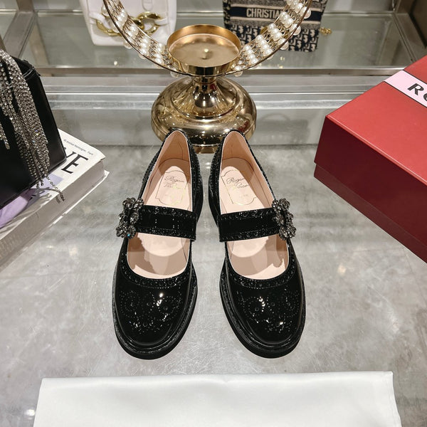 Viv 25 Mary Jane Black Calf Patent Leather 235397