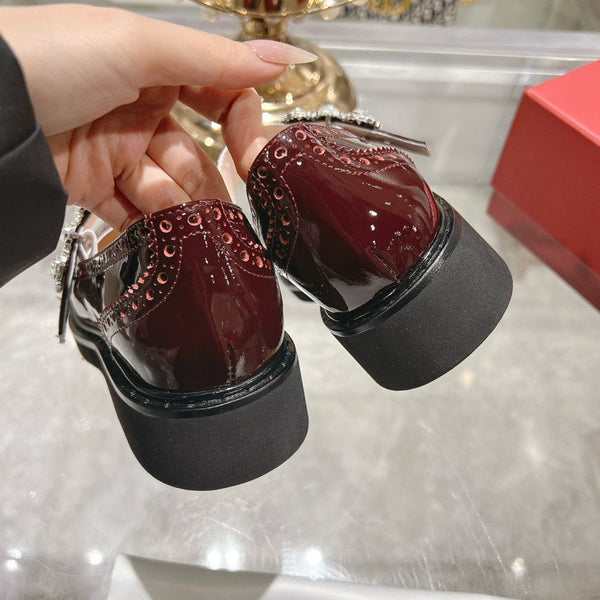 Viv 25 Mary Jane Brown Calf Patent Leather 235398