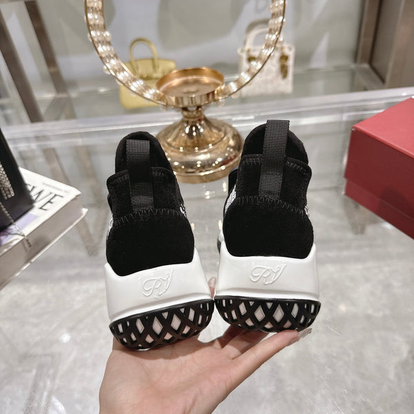 Viv Sneaker Black Custom Woven 262959