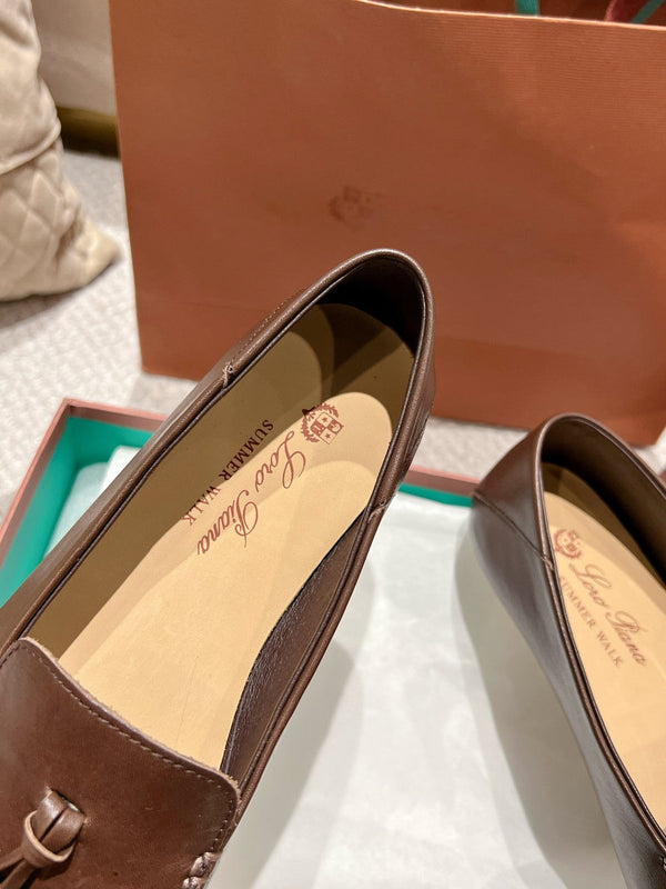 LP Dot sole walk mocassinown Syrup Brown Leather 215009