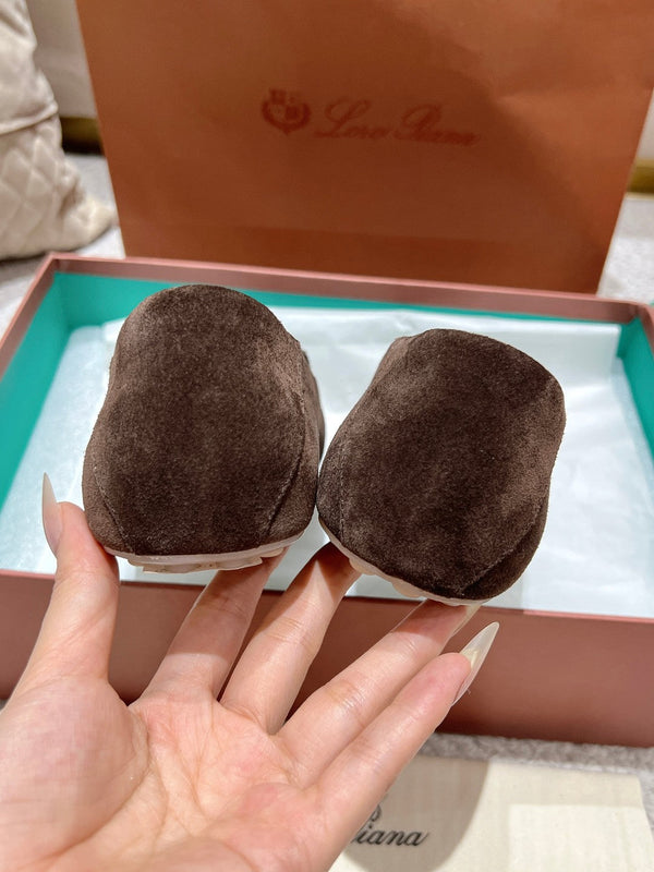 LP Dot sole walk mocassinown Pepper Brown Suede 215002